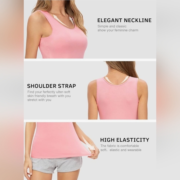 Air Curvey Set Of 3 Sleeveless Tank Tops Women's Size XL - Picture 4 of 9